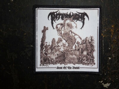 Interment Patch Aufnäher Kutte Battle Jacket Black Death Metal Entombed Grave