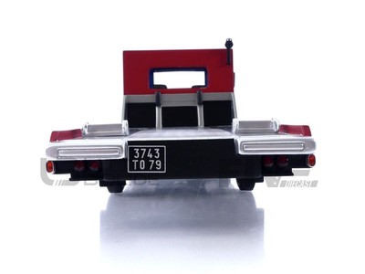 Modèle Réduit Ottomobile 1/18 Saviem SG2 Dépaneuse Porte-Plateau 1975 - Bleu - Neuf