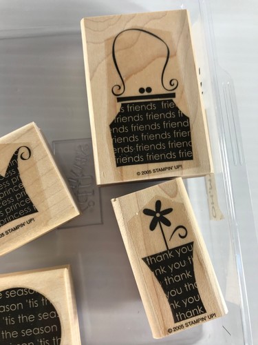 FRANCOBOLLI PAROLE, francobolli album di ritagli, francobolli Stampin' Up, timbro principessa, grazie - Foto 4 di 6