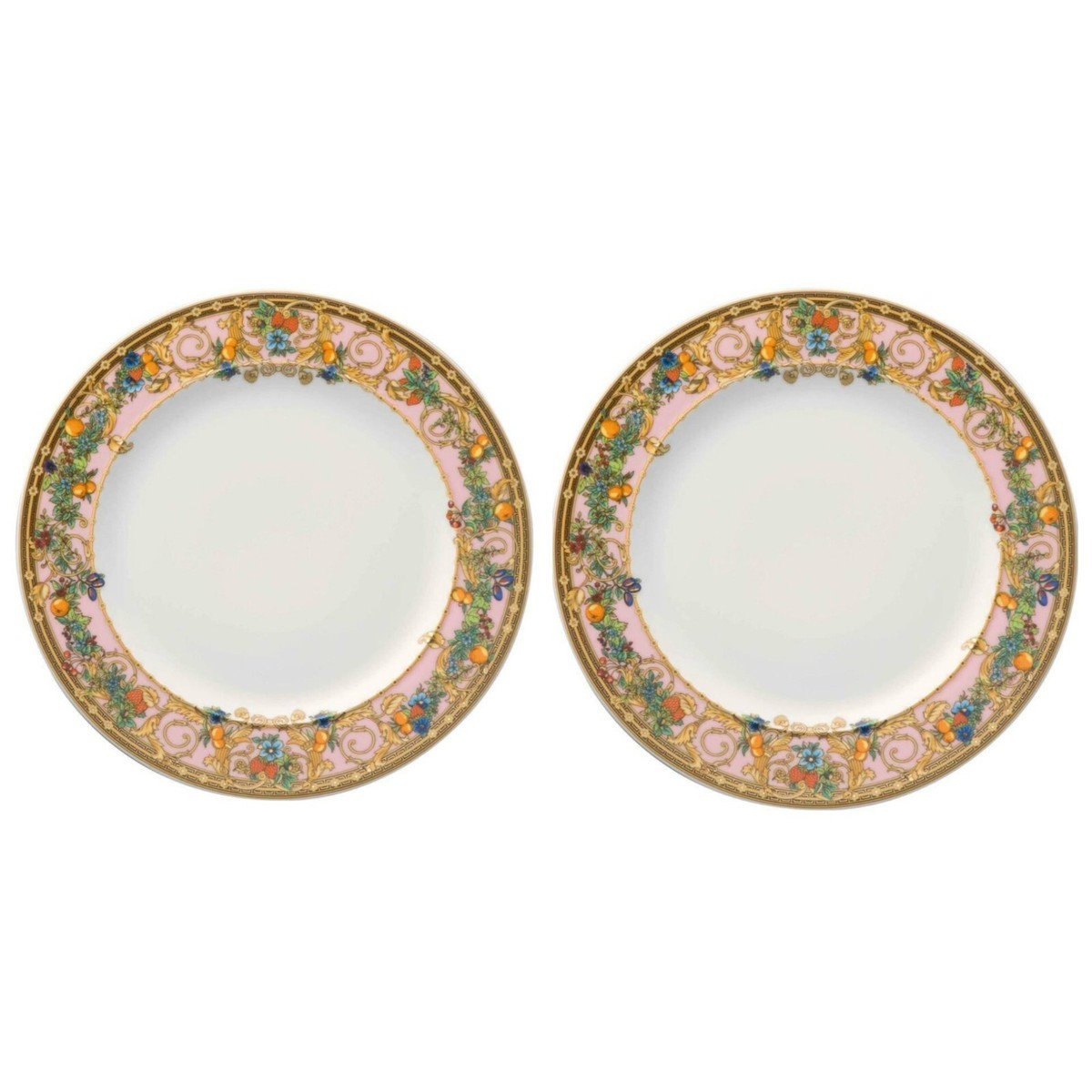 Versace Butterfly Garden Salad Plate Set of