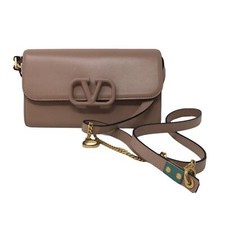 VALENTINO GARAVANI VLOGO Clutch Bag - Nude Pink - £1360