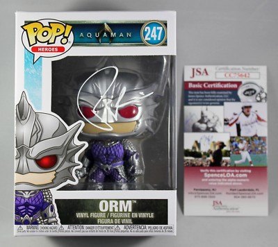 Patrick Wilson Signed Aquaman Orm Funko Pop Figure Dc Movie Star Jsa Coa Ebay
