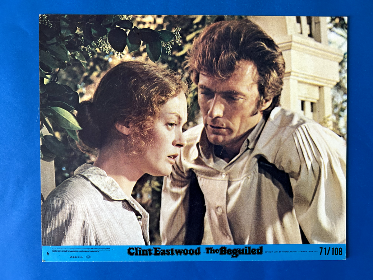 BEGUILED 1971 ORIGINAL LOBBY CARD CLINT EASTWOOD GERALDINE PAGE