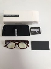 Compliments By Diff Mia Blue Light Glasses Beige Tortoise Frames 98