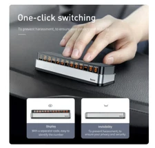 Baseus Car Temporary Parking Card Phone Number Holder  Car Park Luminous Number