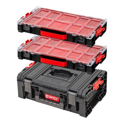 Qbrick System Werkzeugkasten Set PRO Technician Case 2.0 + 2x PRO 100 Organizer