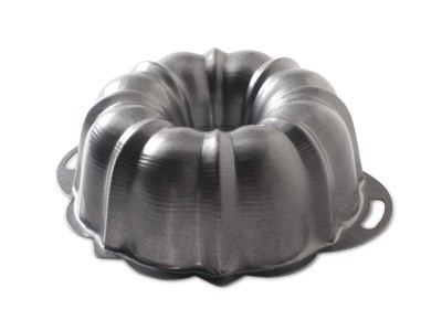 Nordic Ware Proform 12 Cup Nonstick Formed Aluminum Bundt Cake Pan, Gray