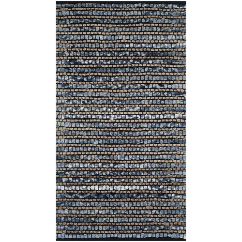 SAFAVIEH Cape Cod Collection CAP365A Handwoven Blue Rug - Picture 5 of 33
