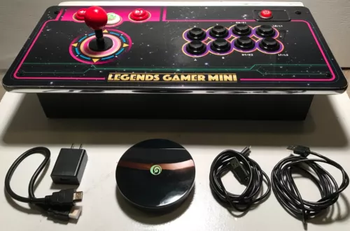 ATGAMES LEGENDS GAMER MINI RETRO GAME CONSOLE WITH BUILT IN GAMES NEW OPEN BOX