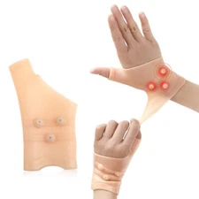 Thumb Wrist Support Brace, Magnetic Wrist Hand Thumb Gloves Pain Relief 1-4pcs