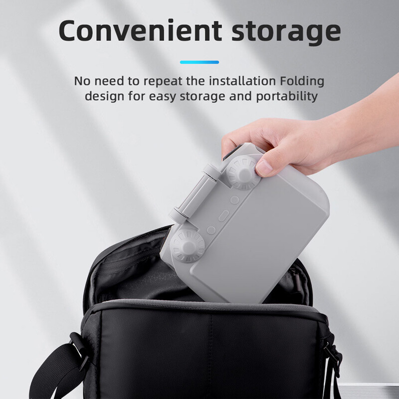 For DJI Mini 3 w/ screen remote control visor RC lanyard Light blocker sunshade