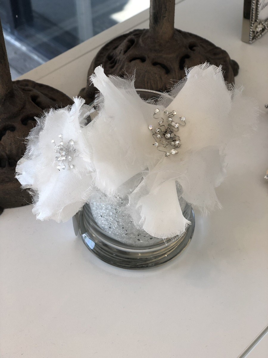 Crystal & Silk Flower Pins For Hair | eBay display picture 1