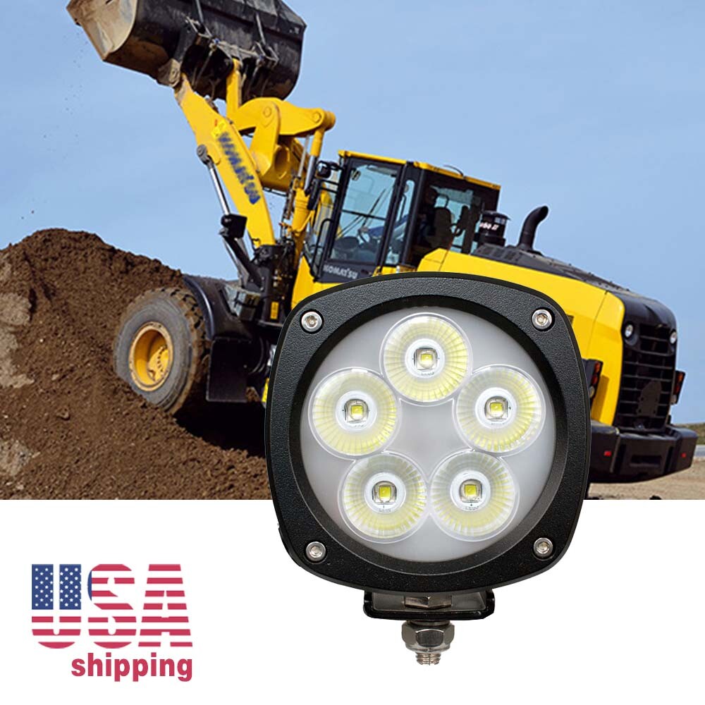 Fit Komatsu 150 200 250 320 380 430 Wheel Loaders LED Wide Flood