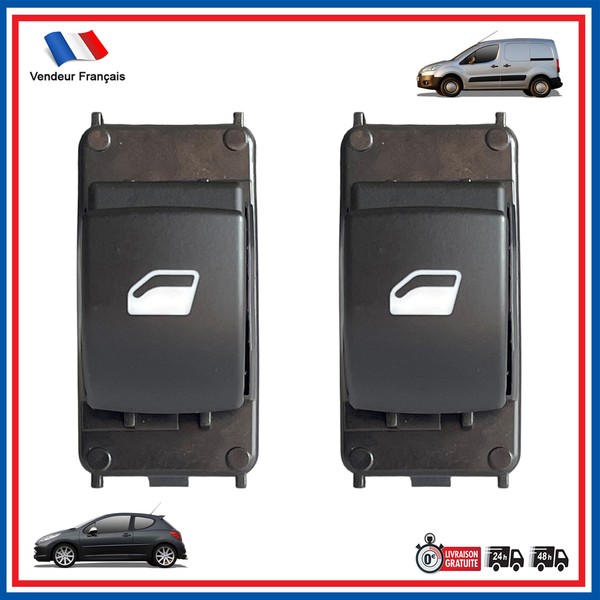 Knopf Schalter Fensterheber Vorne Nuckel FüR Berlingo Partner 6490E2 6554QK-image