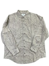 Island Shores Original Island, Hawaiian Button Down Shirt, Men's Large