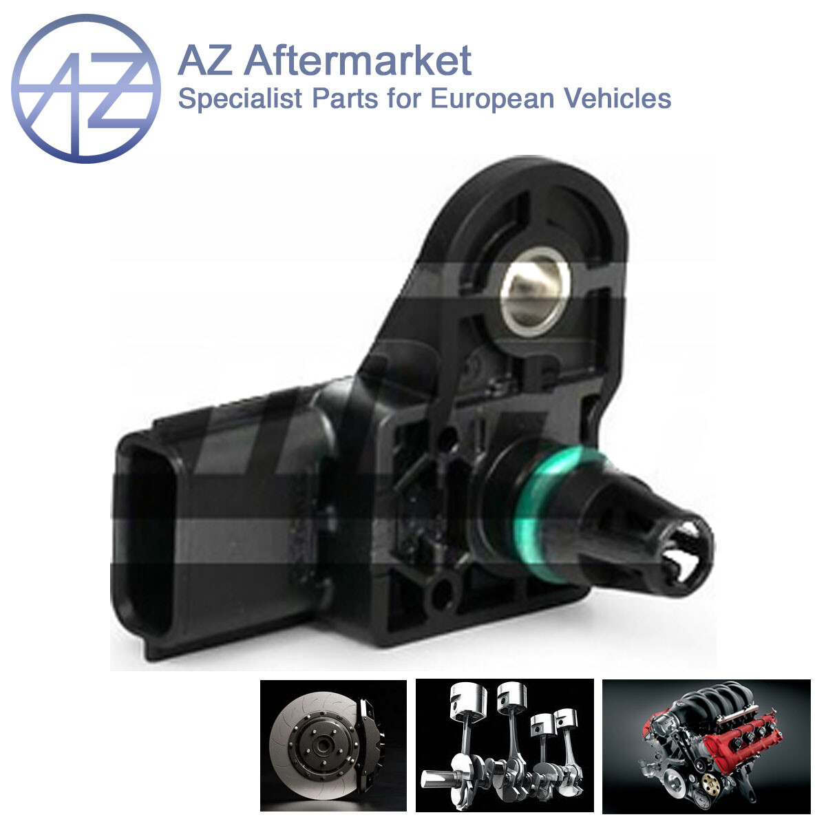 Boost Pressure MAP Sensor AZ Fits Renault Nissan Dacia #2
