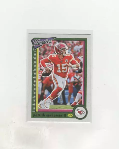 Patrick Mahomes trading card