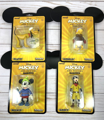 Disney & Friends Vintage Collection Figures Mickey Goofy Pluto Donald Set of 4