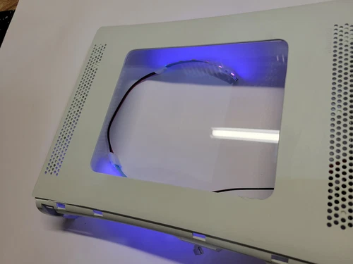 Custom Made Xbox 360 Fat Phat Case Mod Kit Schale Gehäuse mit LED Kit - Bild 12 von 18