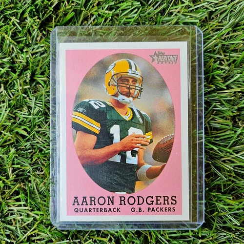 2005 Topps Heritage Aaron Rodgers Rookie RC #344 Green Bay Packers Cal Bears