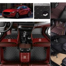 Fußmatten nach Maß Für Mazda 2 3 Automatten Autoteppiche Luxus Bj.2003-2025