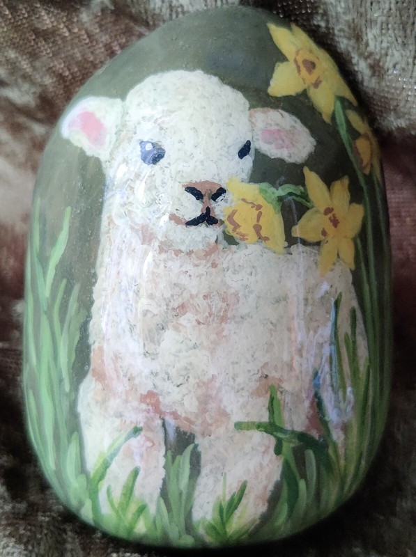 Lamb with a Daffodil