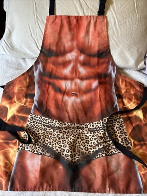 BBQ Sexy Party Funny Naked Muscle Men Chef Cooking Kitchen Bib Aprons