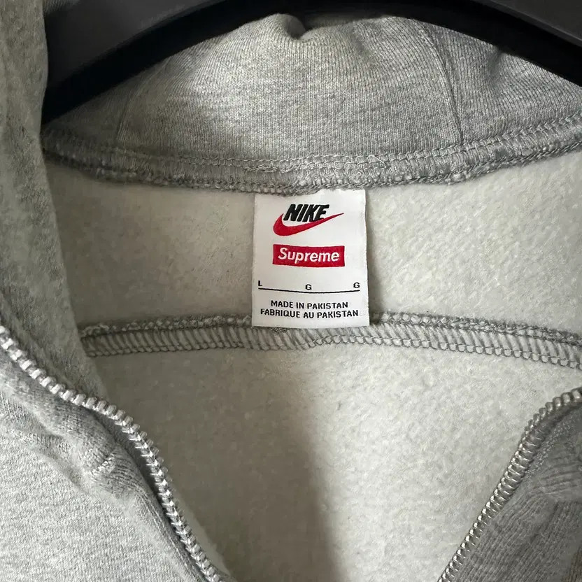 Supreme x Nike Grey Hoodie, Size M, New thumbnail 2