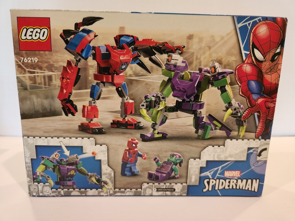 Lego Marvel Spider Man And Green Goblin Mech Battle 76219 Ebay 