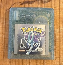 Pokemon: Crystal Version (GBC, 2001) Authentic *NEW SAVE BATTERY* TESTED