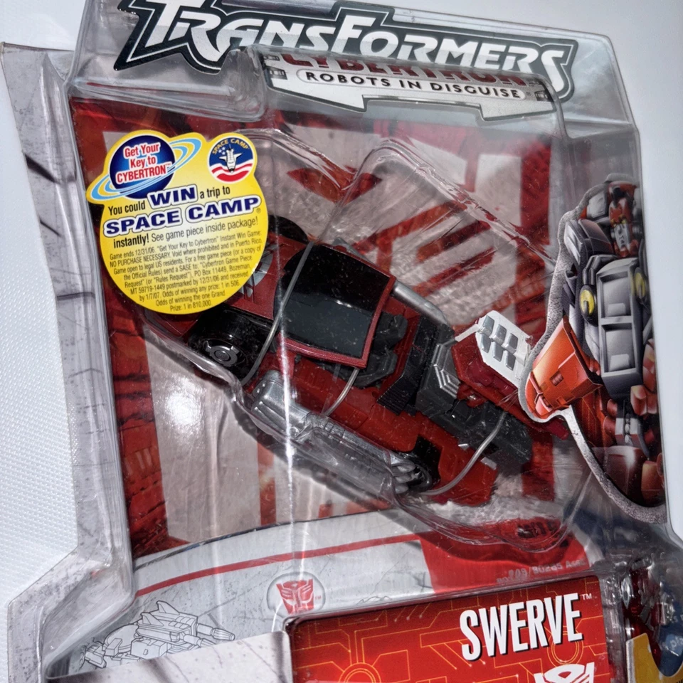 Figura de acción Transformer Cybertron Swerve Hasbro 2005 nueva sellada Foto 4 de 4