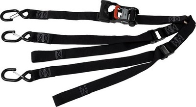 Moose 3-Point Spare Tire Tie-Down Black