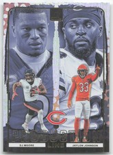 D.J. Moore / Jaylon Johnson 2024 Donruss Production Line Chicago Bears