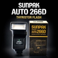 Flash Sunpak Electronic Auto 266 D Thyristor - TESTED WORKING