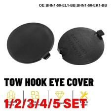 Black Rear Bumper Tow Hook Eye Cover Cap For Mazda 3 2014-2018 Leftright 1-5set