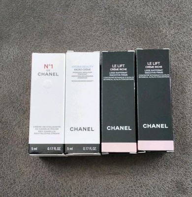 Chanel Le Lift Creme Riche + N°1 Creme Camelia Rouge + Hydra Beauty Micro Creme
