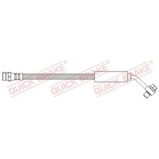 2x Bremsschlauch hinten für Seat Alhambra 710 711 Ateca KH7 Leon ST 5F8 | 24202