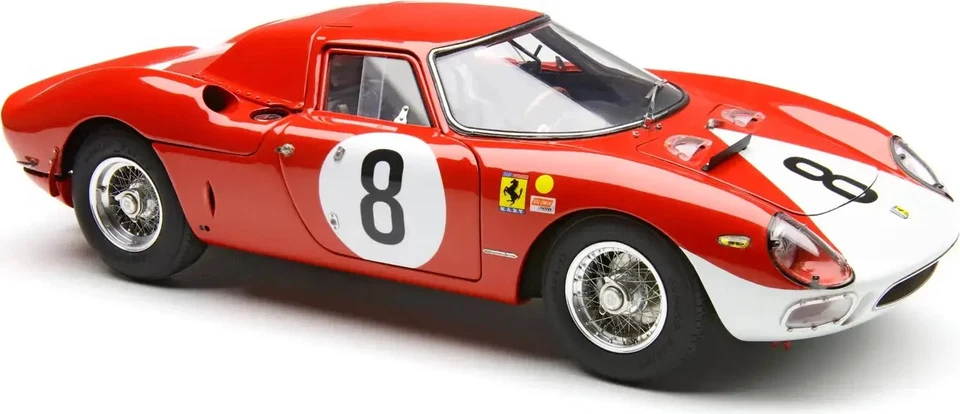 Ferrari 250 LM RHD #8 1964 John Surtees Lorenzo Bandini in 1:18 scale by CMC - Image 2 of 4