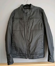 Next XL Mens Black Water Resistant Jacket Double Zipped wind proof walking