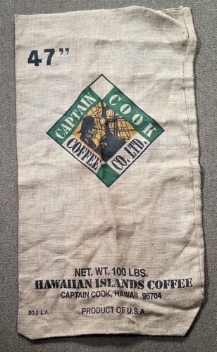 Captain Cook Hawaiian  Coffee Sack