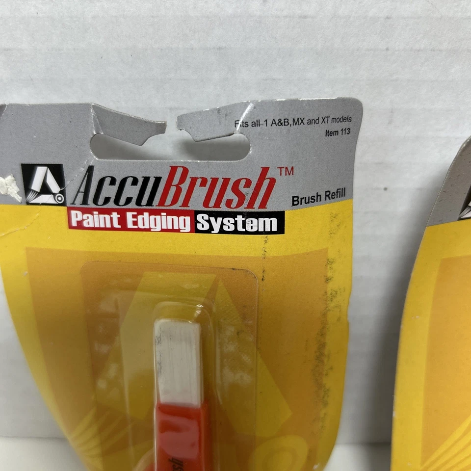 Accubrush Paint Edging System Edge Defining Brush Refill - Brand New Qty 6 - Image 2 of 4