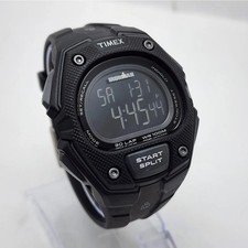 Timex Ironman TW5M48600 Indiglo WR 100M Day-Date Alarm Chrono Timer Men's Watch