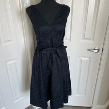 🖤 Marc By Marc Jacob’s Black Lined Cotton Dress Size Medium