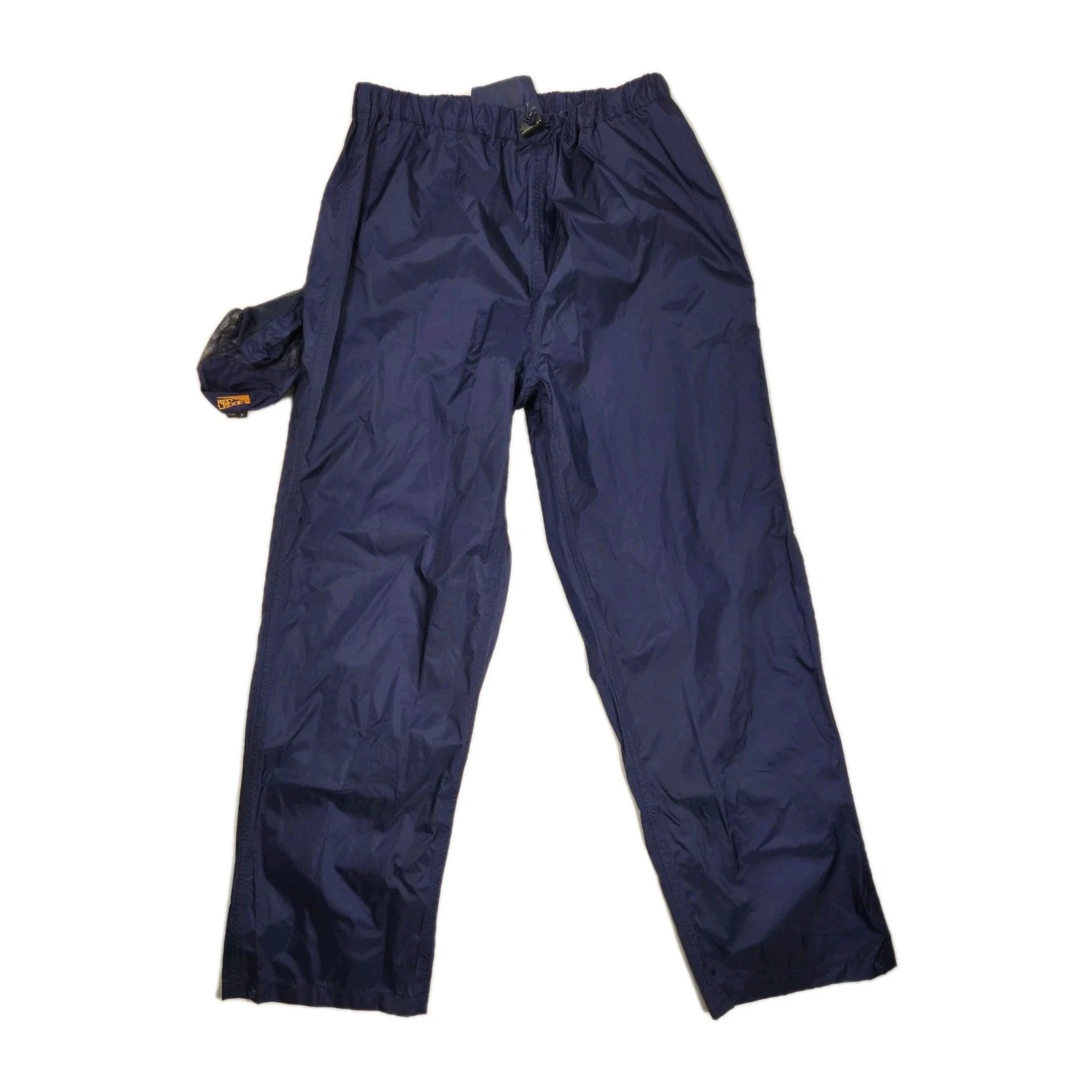 Red Ledge Pants Mens Medium Navy Blue Rain Lightweight Packable Hiking Outdoor