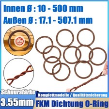O-Ringe 3,55 mm Schnurst&auml;rke/Innen &Oslash; 10-500 mm Hohe Temperaturbest&auml;ndigkeit 250
