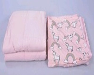 Kinder-Gewichtsdecke Beschwerungsdecke, 2,27kg-91,4 x 121,9cm Rosa+Einhorn Bezug