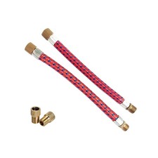 Bike Pump Hose Extension Schrader Presta Valve 16.5cm 2pcs Tire Inflator