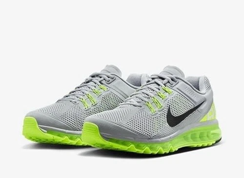 Nike Men's Air Max 2013 Running Shoes, Wolf Grey/Volt/Black🔥SZ 8.5 No Box Top