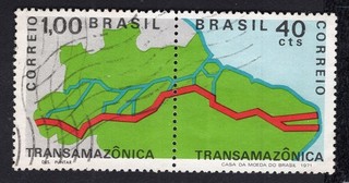 Brazil 1971 Stamps (pair) Mi#1283 4 used CV=32 5$