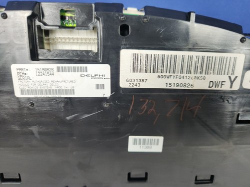 🏅 03-06 TAHOE YUKON SILVERADO SIERRA INSTRUMENT SPEEDOMETER CLUSTER ~ 132K 🏅 - Picture 10 of 11